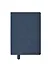 Обложка для книги с закладкой синяя, 240Х170мм, эко кожа, нубук - 0