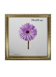 Рамка пластик 30*30 "Dorothy" серебряная, 100 рамок