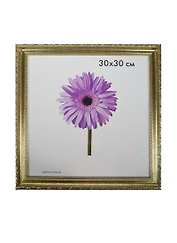 Рамка пластик 30*30 "Dorothy" серебряная, 100 рамок