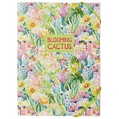 Папка на резинке «Blooming cactus» А5, пластик - 0