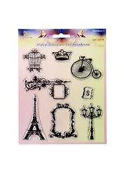 Штампы силиконовые Винтаж-1 (ST-11) (упаковка) (Рукоделие)