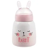 Термос с прозрачной крышкой Мордочка кролика (металл) (300мл) (12-08999-8010)