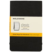 Записная книжка «Reporter Soft» А6, 96 листов в линейку, чёрная, Moleskine