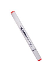 Маркер двухсторонний Ярко красный, спирт.основа, цв.R122, Sketchmarker