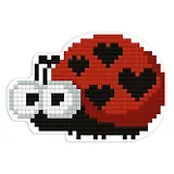 Набор для творчества. Кристальная (алмазная) мозаика ФРЕЯ "Магнит. Божья коровка"