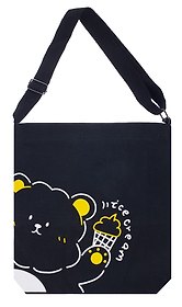 Сумка-шоппер на молнии Kawaii Мишка Ice Cream (текстиль) (40х33) (12-11525-B001)