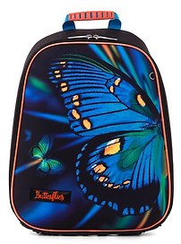 Ранец «Hatber Ergonomic light-Butterfly», 2 отделения, 37×29×17 см, ЭВА, Hatber