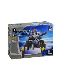 Конструктор пластмассовый Герои Робот сторож (25364) (74дет.) (AUSINI) (6+) (коробка)