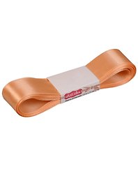Лента атласная 1д (25мм) (бежевый) 155 (8376) (Зав. упаковка)