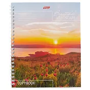 Тетрадь в клетку Hatber, "Очарование заката", 100 листов