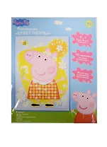 Аппл. Букет Пеппы (3в1) (30387) (26,5х19см) (картинка+фигурка+мягк. дет.+пайетки+гель-блеск+глазки) (Peppa Pig) (3+) (упаковка)