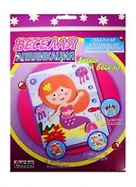 Набор Веселая аппликация Русалка (DT-1008 new) (д/дет. творч.) (3+) (упаковка) (Arte Nuevo)