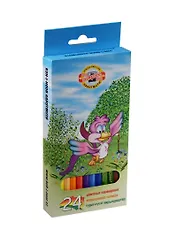 Карандаши цветные Koh-I-Noor, Birds, 24 цвета