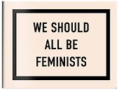 Кардхолдер. We should all be feminists (в форме книжки, 215х65 мм) - 1