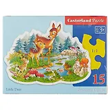 Пазл Castorland Маленький олененок 15эл 22,2*16,5см В-015115