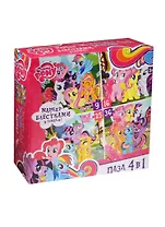 Пазл Оригами 4в1 9-16-25-36эл Серия My little pony