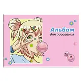 Альбом для рисования Феникс+, "Манга", А4, 12 листов