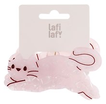 Заколка «Котик перламутровый», пластик, Lafilaf