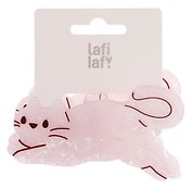 Заколка Котик перламутр (пластик) (12-3617-202510-SCOS-118) (Lafilaf)