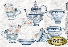 Декупажная карта Солнечный завтрак (S-026) (упаковка)