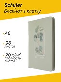 Записная книжка «Flowers» А6+, 96 листов в клетку, в ассортименте - 0
