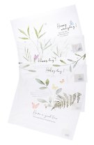 Папка-конверт А4 на кнопке "Happy every day", ассорти