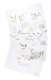 Папка-конверт А4 на кнопке "Happy every day", ассорти