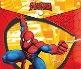 Папка для тетрадей А5 "Spider-man" кнопка, Disney