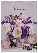 Блокнот А5 "Цветы", 60 листов, клетка