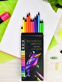 Карандаши цветные «Неон», Феникс+, 12 цветов - 1