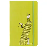 Книга для записей «Funny stories. Пизанская башня», зелёная, 96 листов, А5
