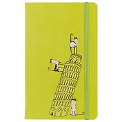 Книга для записей «Funny stories. Пизанская башня», зелёная, 96 листов, А5