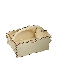 Конфетница с ручкой для декорирования (152169) (дерево) (упаковка)