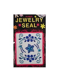 Стразы отдельные на пленке Jewelry Seal (1461-2/23) (сине-голубая звезда)