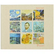 Скетчбук Винсент Ван Гог Картины (100стр) (24,5х20,5)
