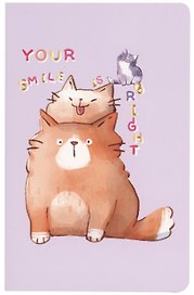 Тетрадь общая «Your smile is bright», 32 листа в клетку, А5 - Kairui