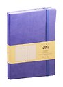 Книга для записей А5 96л кл. "JOY BOOK. Цветущая сирень" 7БЦ, иск.кожа, тонир.офсет, скругл.углы, ляссе