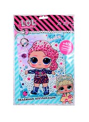 Объемная аппликация L.O.L. Winter disco (17х23) (LN0005)