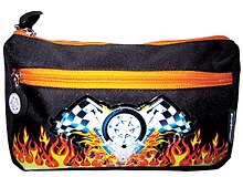 Пенал-косметичка "Auto Fire" две молнии, Silwerhof