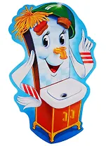 Плакат вырубной "Мойдодыр"