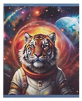 Тетрадь 48л кл. "Герои космоса" мел.картон, твин-лак, ассорти