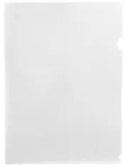 Папка-уголок прозрачная , А4