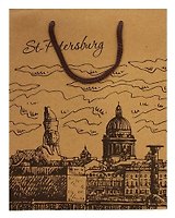Пакет А5 25*19*8 "Сфинкс" крафт