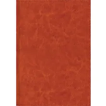 Книга для записей А5 96л лин. "Classic" коричневая, иск.кожа, поролон, тонир.бумага, ляссе, Listoff