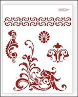 Трафарет пластиковый многоразовый Ренессанс (20х25) (Л028)