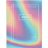 Ежедневник недат. А6 128л "Голография" 7БЦ, покрытие Soft touch, офсет
