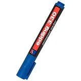 Маркер 330 перманентный, синий, 1-5мм, скошен., Edding