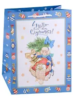 Пакет А4 32*26*12,7 "На встречу Новому Году!" Новый год, бум.мат.