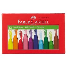 Пастель масляная, 12 цветов, Faber-Castell