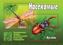 Насекомые. Демонстрационный материал для занятий в группах детских садов и индивидуально